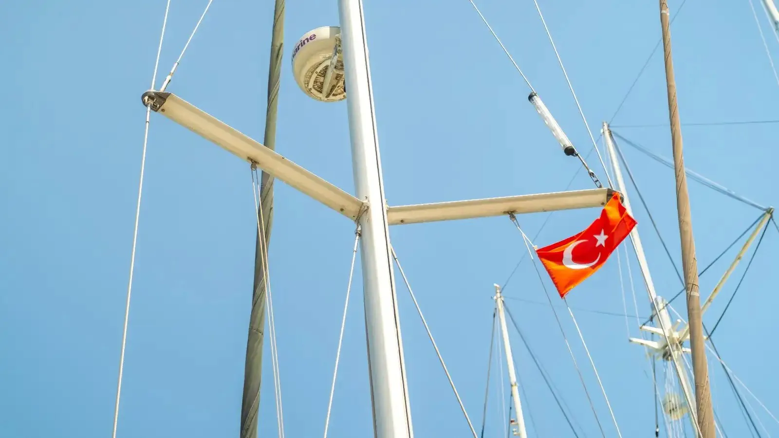 Direk ve Türk bayrağı