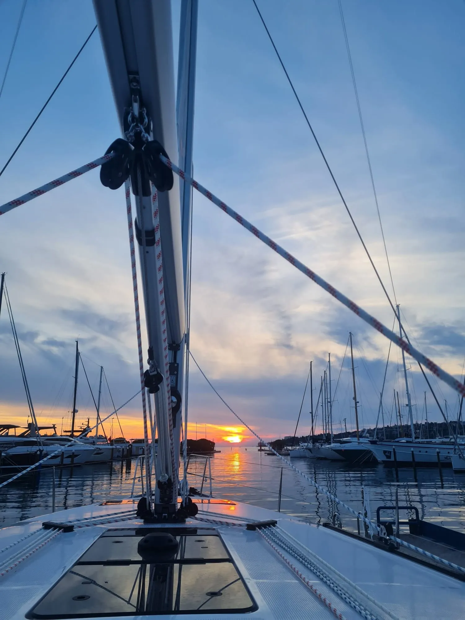 Evening in the marina